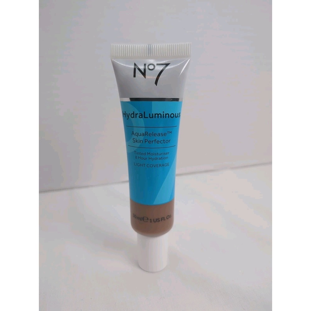 No7 Hydraluminous AquaRelease Tinted Skin Perfector Deep 1 fl oz New Moisturiser